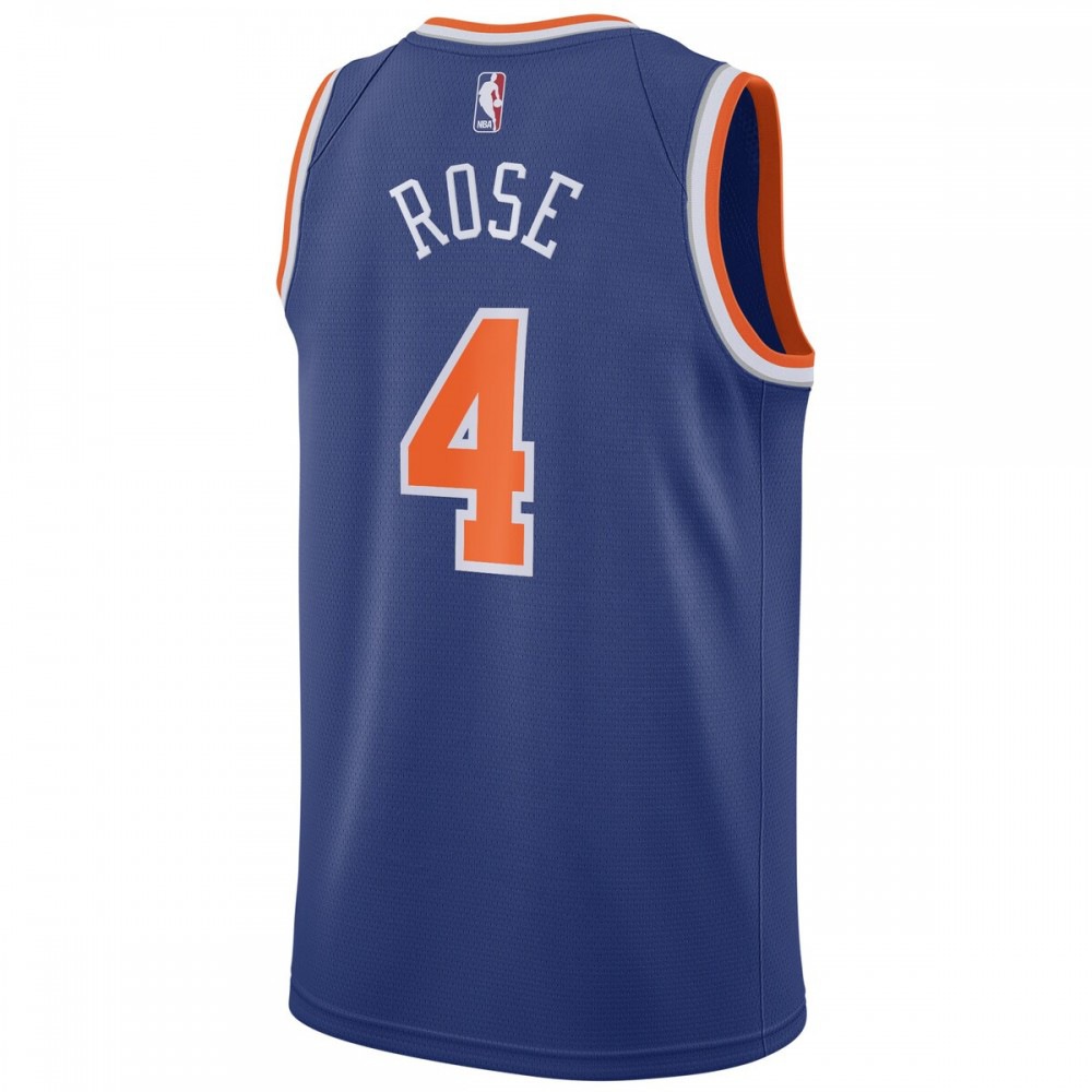 Nike Derrick Rose New York Knicks Blue 2020/21 Swingman Jersey - Icon Edition-Pro Kit Vault | Brand New 26/27 Sports Jerseys